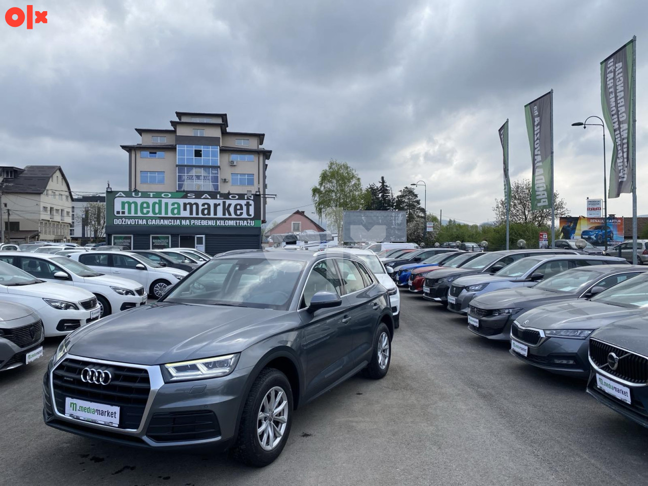 Audi Q5 2.0 TDI 140kw S-tronic Quattro 2018g. Virtual LED Matrix